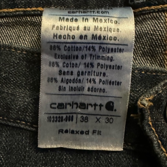 Carhartt Jeans pants sz 36 - Picture 2 of 3